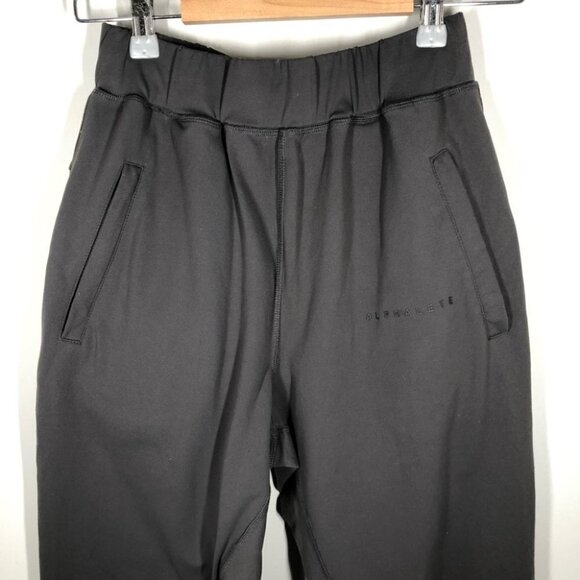ALPHALETE Grey Nylon Jogging Pants Size Small - Picture 2 of 10
